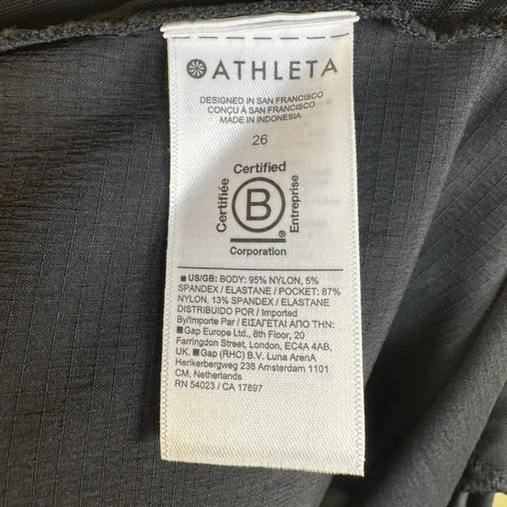 Athleta Trekkie North Jogger Black Plus Size 26 NWT Hiking Pants Gorpcore